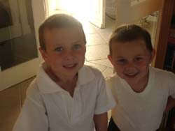 Hello from Ciaran and Calum Keating from Cape Town, South Africa.