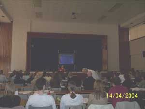 Students even gave up their lunch break to hear a talk on forensic psychology from Cheryl Crockett.