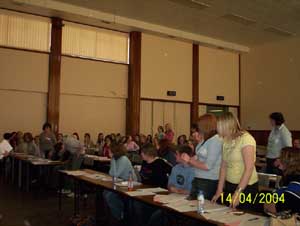 Jasons warm down session in the afternoon!