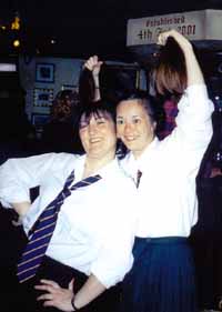 James Watt College's Psychology Department Old Skool Night held in Kilwinning, Ayrshire in June